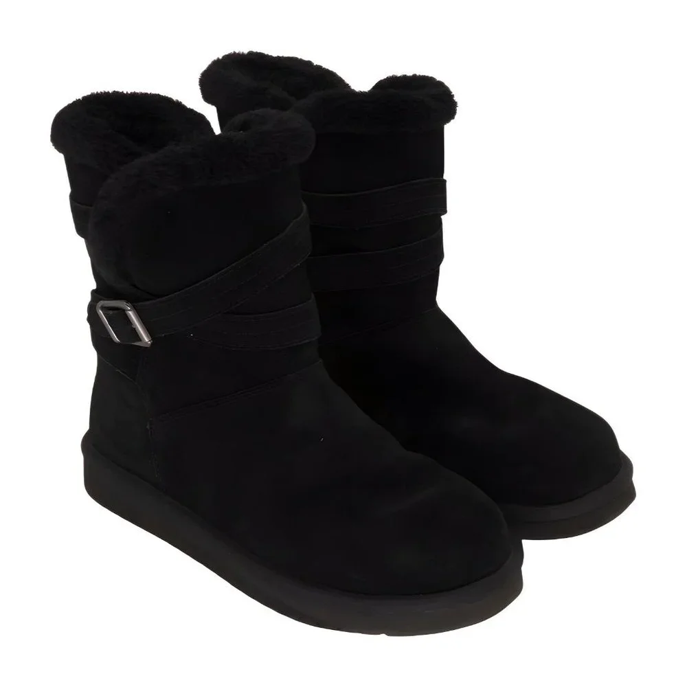 Koolaburra by UGG Womens Delene Short Boot, Black, Size 8 - Picture 7 of 7